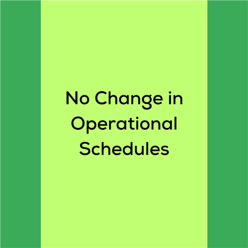 Infographic highlighting a normal operation status as detailed in the text.